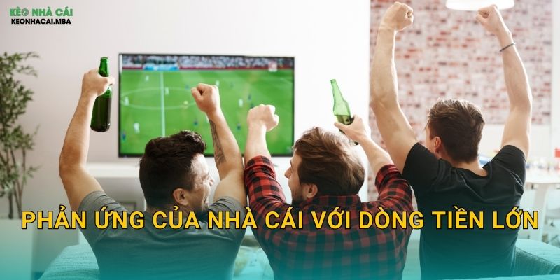Phản ứng của nhà cái với dòng tiền lớn